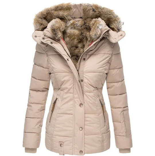 EB | Damen-Wintermantel mit Fellkapuze