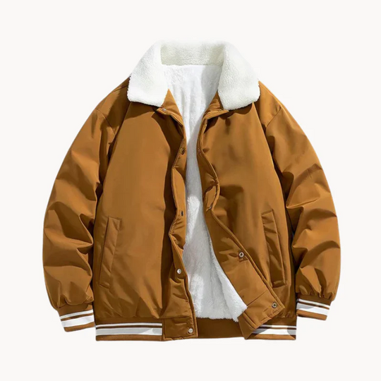 EB | Warme Winterjacke für Herren mit Sherpa-Kragen
