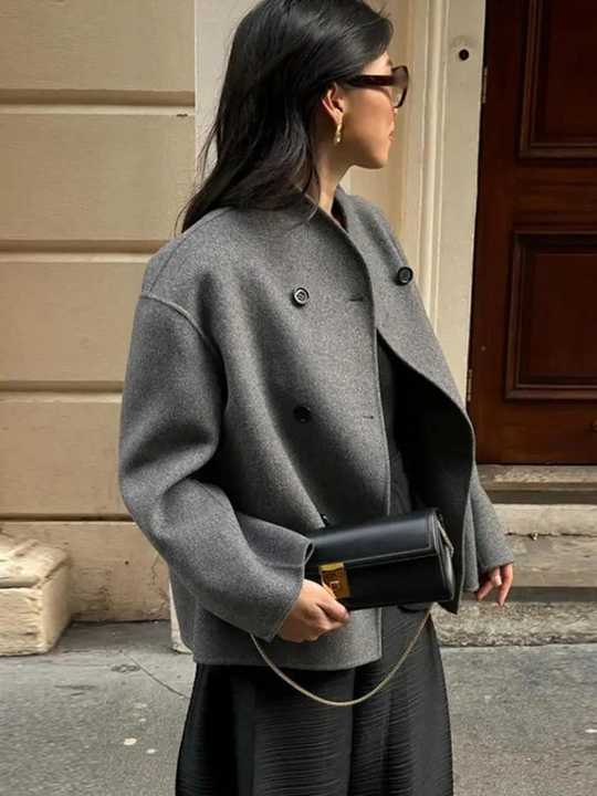 EB | Trendiger Damenmantel Im Oversize-Fit