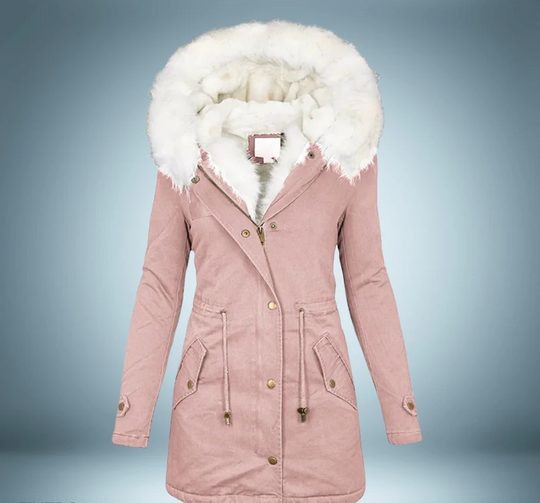 EB | Parka mit Pelzkragen In Schwarz