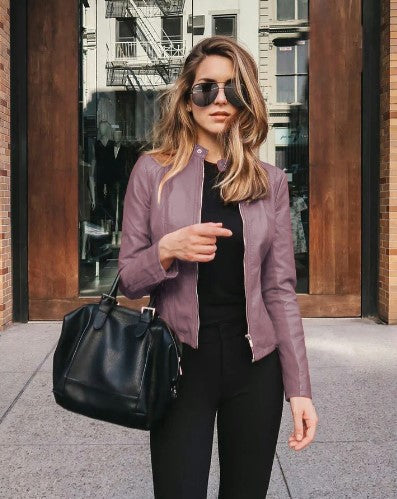 EB | Taillierte Jacke Aus Kunstleder