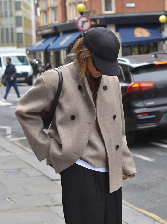EB | Trendiger Damenmantel Im Oversize-Fit