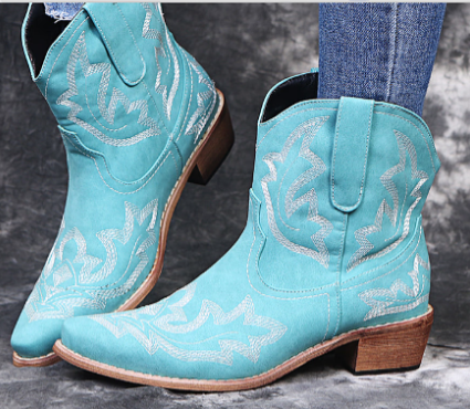 EB | Damen Western Cowboystiefel Braun