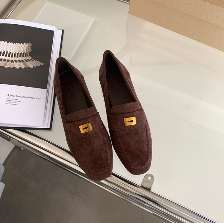 EB | Britische Schuhe Aus Leichtem Wildleder