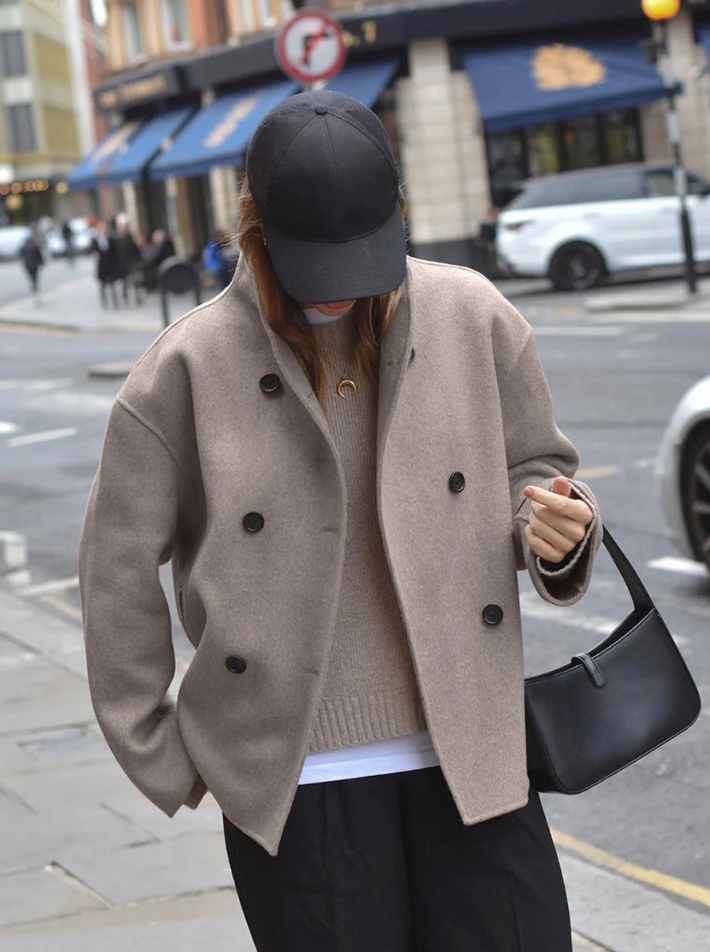 EB | Trendiger Damenmantel Im Oversize-Fit