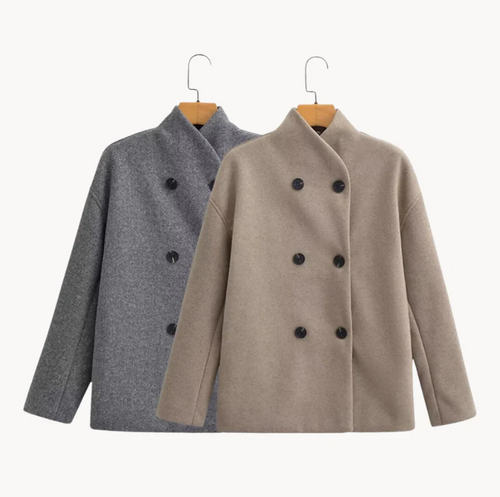 EB | Trendiger Damenmantel Im Oversize-Fit