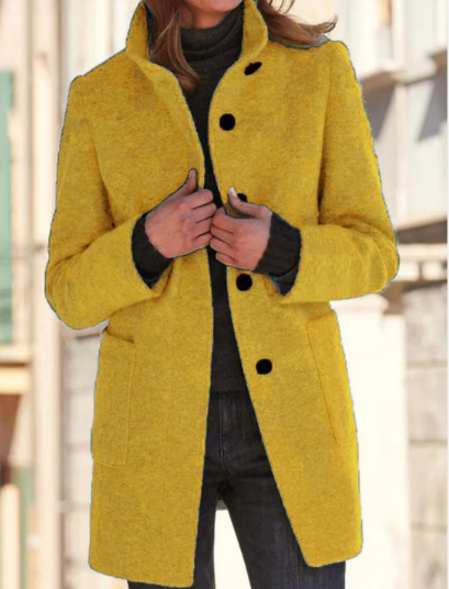 EB | Stilvoller & Eleganter Button-Down-Mantel