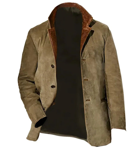 EB | Blazer - Geschichteter Kragen und Knopf-Front-Design