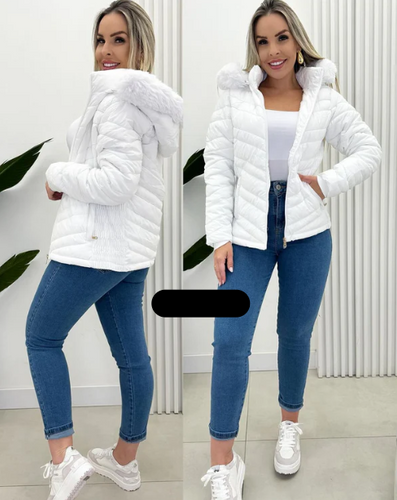 EB | Steppjacke mit Fellkapuze