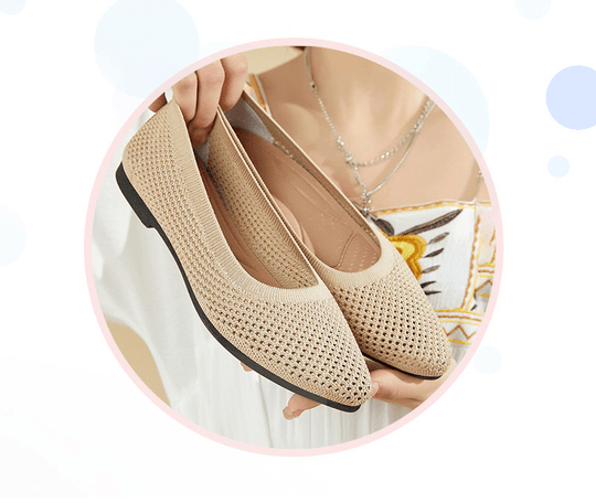 Graue Orthopädische Ballerinas EB