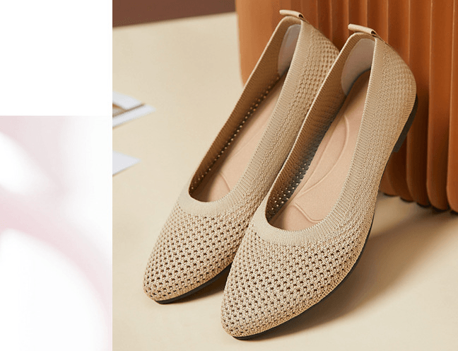 Graue Orthopädische Ballerinas EB