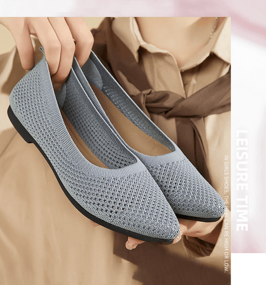 Graue Orthopädische Ballerinas EB
