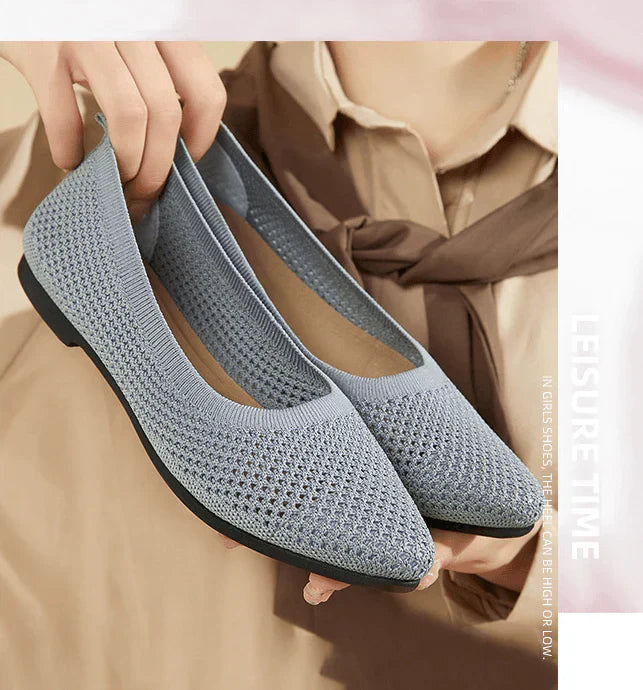 EB - graue orthopädische ballerinas