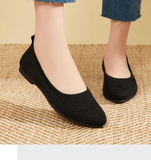Graue Orthopädische Ballerinas EB