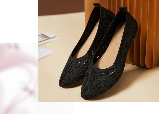 Graue Orthopädische Ballerinas EB