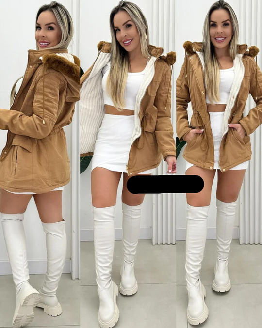 EB | Winterjacke mit Fellkapuze