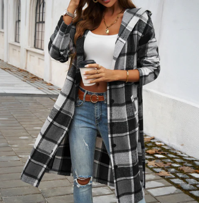 EB | Lässige Kapuzenjacke für Frauen