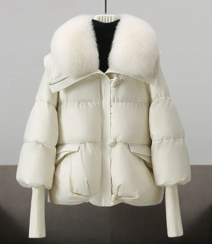 EB | Steppjacke für Damen mit Pelzbesatz