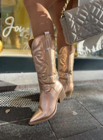 EB | Elegante Metallische Cowboylatschen