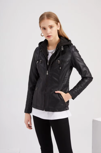 EB | Trendige Lederjacke für Frauen