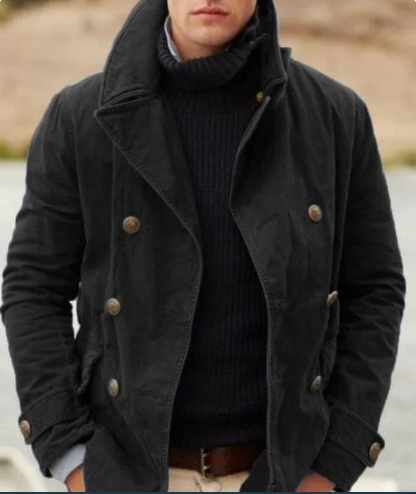 EB | Übergangsjacke Herren Knopfleiste Frühlingsjacke Herren