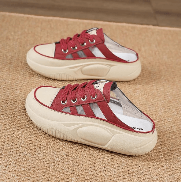 Rote Leichte Orthopädische Slippers EB