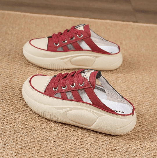 Rote Leichte Orthopädische Slippers EB