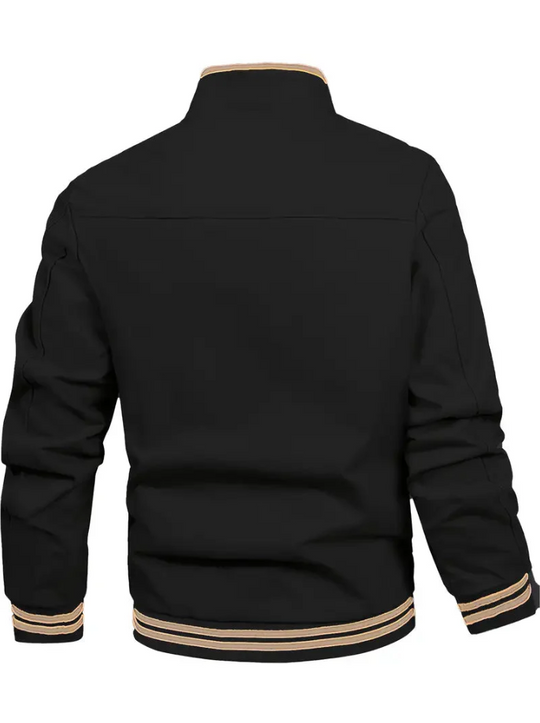 EB | Zeitlos bequeme Herrenjacke mit Stehkragen