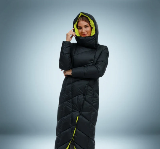 EB | mit Knopfverschluss für Frauen Ideal für Den Winter