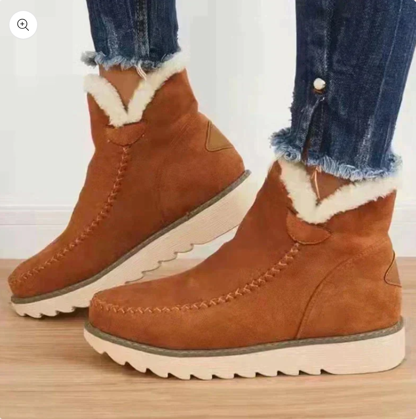 EB | Stilvolle und Bequeme Lederstiefel mit Warmem Futter