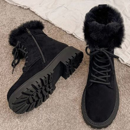 EB | Rutschfeste warme Schneestiefel mit Reißverschluss