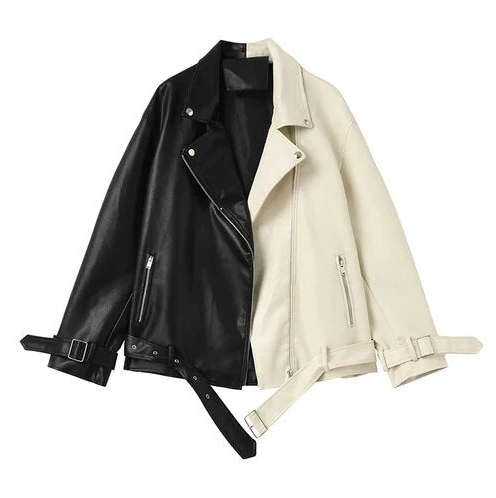EB | Einzigartige Bicolor Jacke für Frauen mit Modernem Design