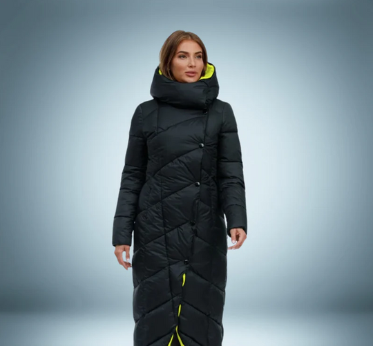 EB | mit Knopfverschluss für Frauen Ideal für Den Winter