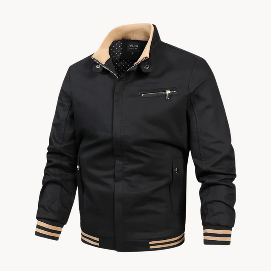 EB | Zeitlos Bequeme Herrenjacke mit Stehkragen