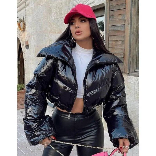 EB | Stylische Kurze Pufferjacke mit Steppmuster