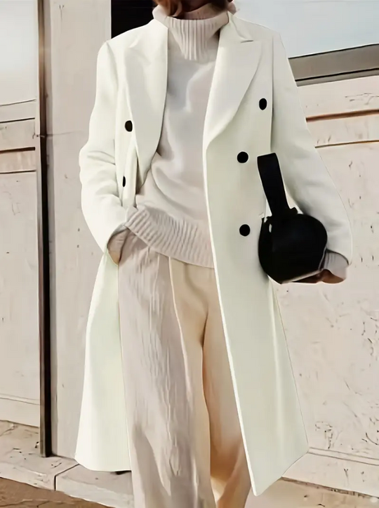 EB | Jacke mit Doppelter Knopfleiste und Kapuze