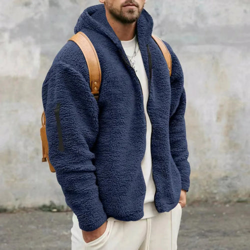 Schwere Winterjacke aus Fleece