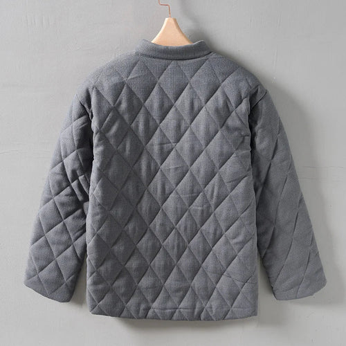 EB | Sommerjacke Herren mit Knöpfen und Rautenförmiger Steppung