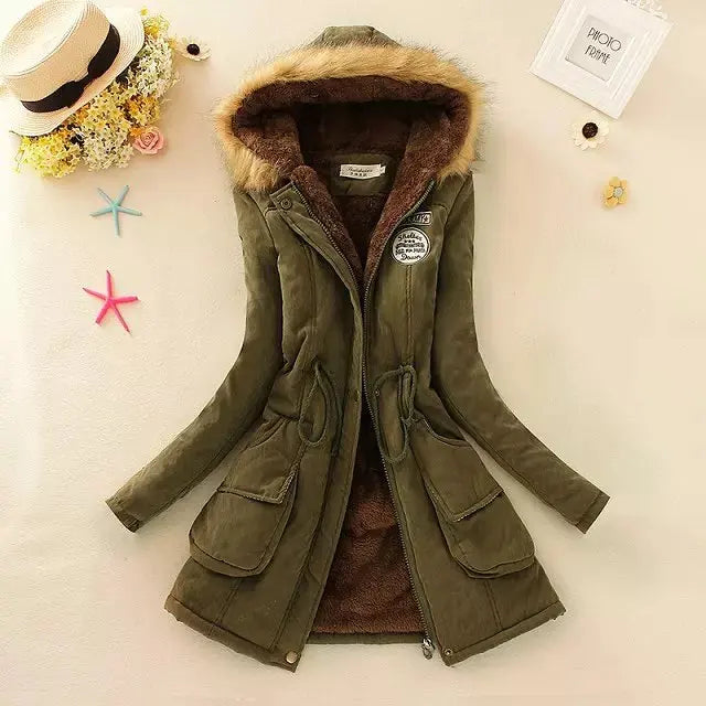EB | Gepolsterte Baumwolle Herbst Winter Jacke Slim Fit