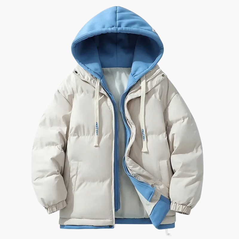 EB | Winter Daunenjacke mit Kapuze - Modischer Streetwear-Puffer für Alltag & Outdoor