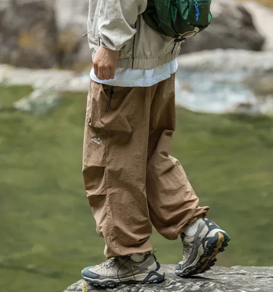 EB Herren Cargohose mit seitlichen Taschen und weiter Passform