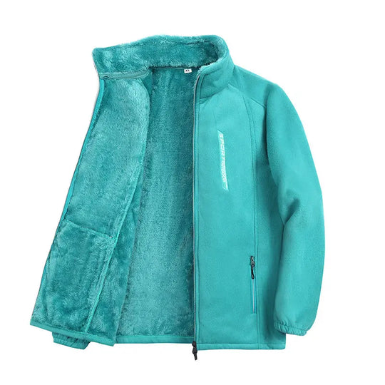 EB | Fleece Zip-Up Cardigan