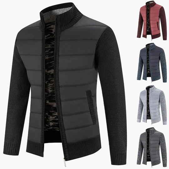 EB | Stepp-Strickjacke mit Reißverschluss - Lässiger Urban Style für Alltag und Freizeit