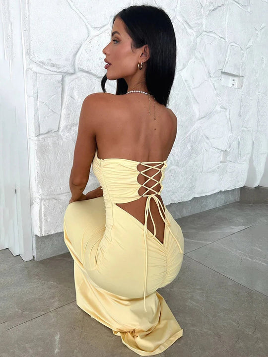 EB | Strapless Bodycon Party Kleid