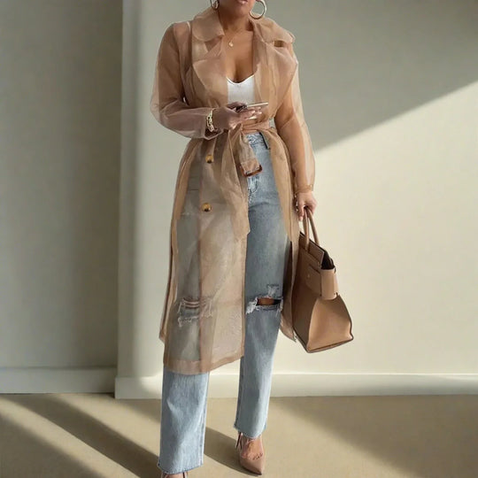 EB | Durchsichtiger Trenchcoat