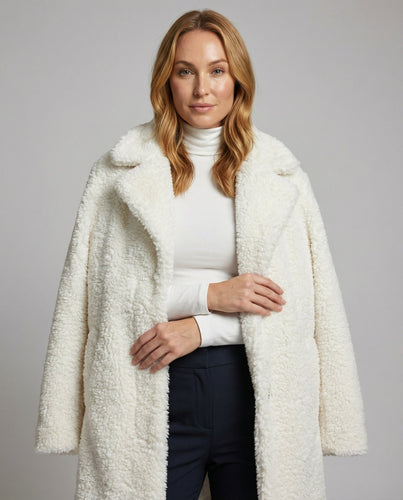 Faux Fur Winterjacke Damen | EB