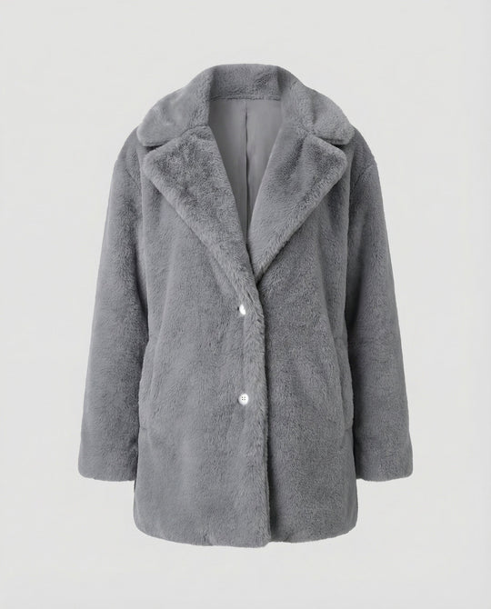 Faux Fur Winterjacke Damen | EB