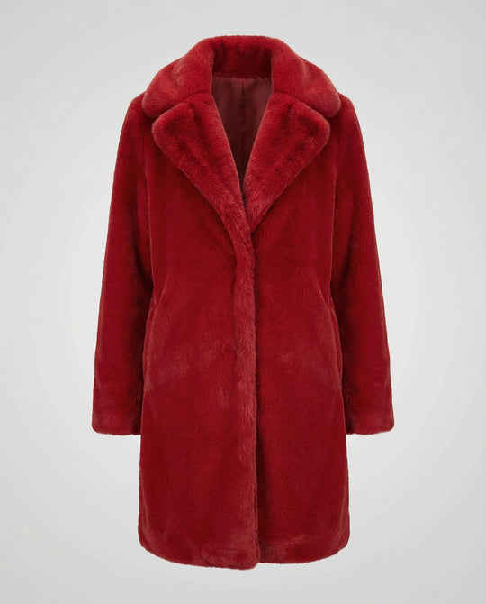 Faux Fur Winterjacke Damen | EB
