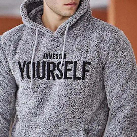 EB | Hoodie mit Motivierendem Text Polyester-fleece Komfortabel und Trendy