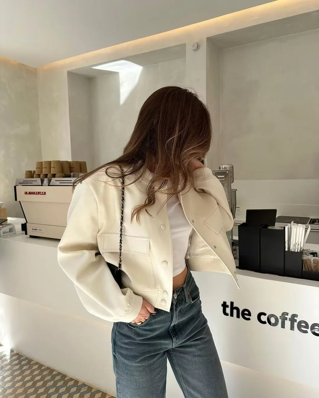 EB | Bomberjacke mit Lässigem Stil